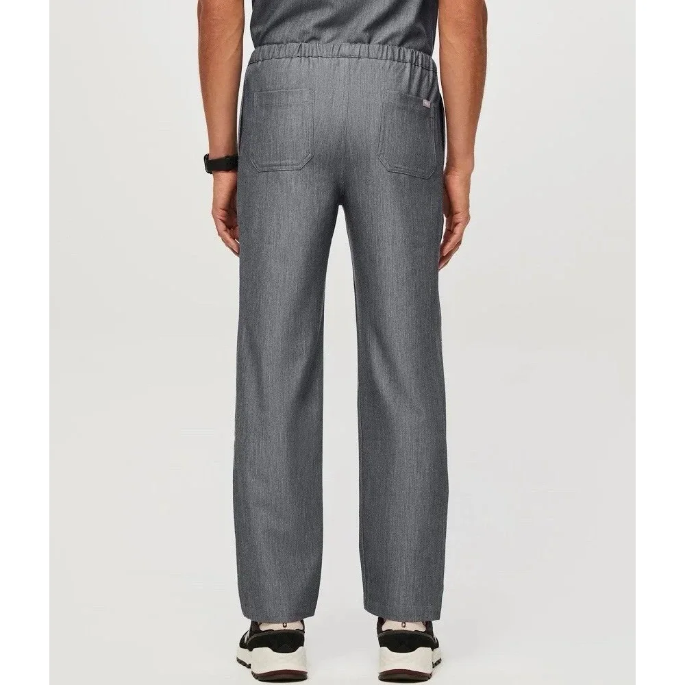 Figs Mens Pisco Basic Scrub Pants Graphite Grey Green String Xl Tall